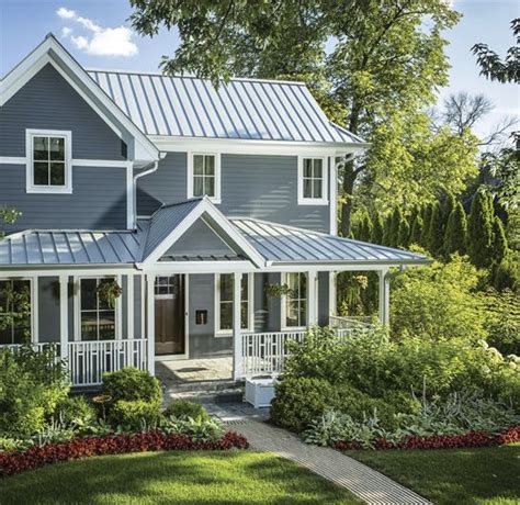 silver metal roof house colors|metal roof color combinations.